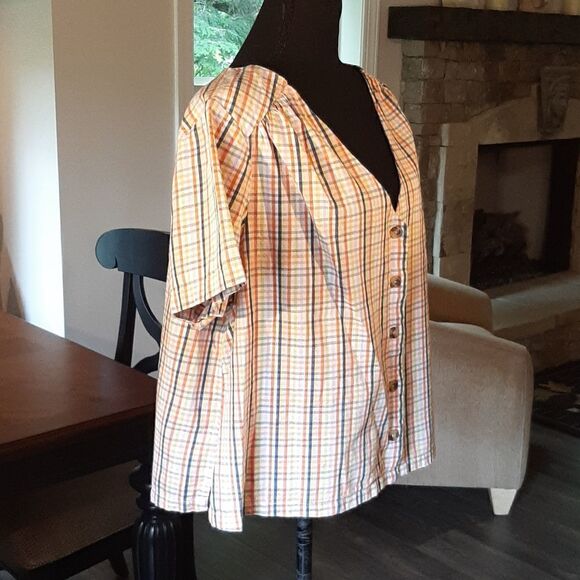 Ana Striped Cotton Top - Picture 2 of 7